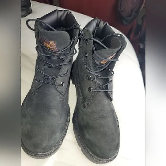Timberland Boots, men's sz 5, Black.