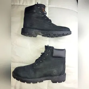 Timberland Boots, men's sz 5, Black.
