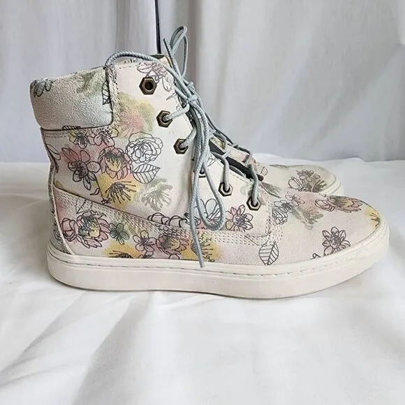 Timberland Women's Londyn Floral Suede Boots Women's Size 9