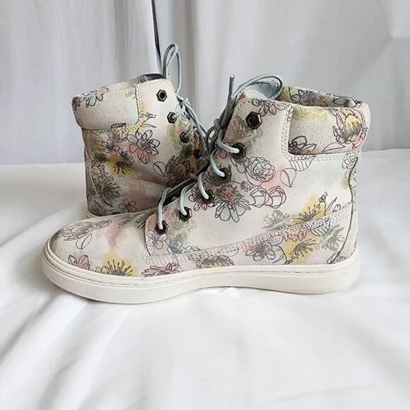Timberland Women's Londyn Floral Suede Boots Women's Size 9
