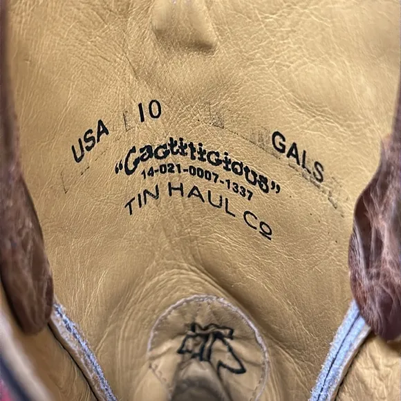 Tin Haul Cactilicious Square Toe Boots