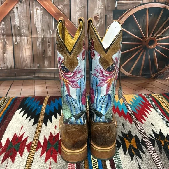 Tin Haul Cactilicious Square Toe Boots