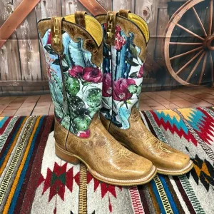 Tin Haul Cactilicious Square Toe Boots