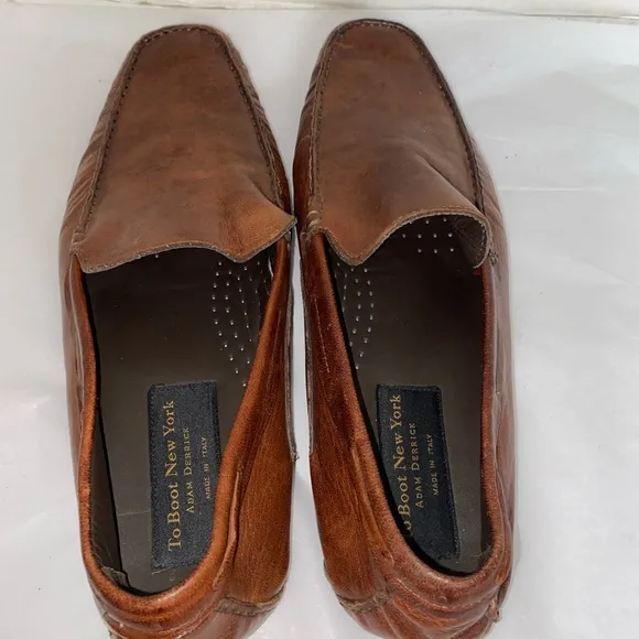 To Boot New York Adam Derrick Leather Loafers Sz Mens 10