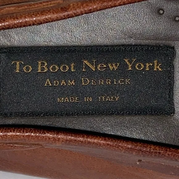 To Boot New York Adam Derrick Leather Loafers Sz Mens 10