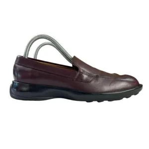 Tod's Burgund Leather Loafers Womens Size EU 38‎