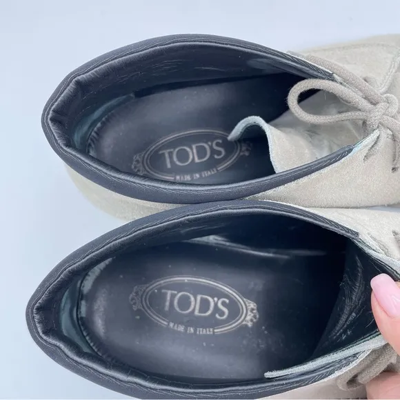 Tod’s Suede Boots UK 11 / US 12 Gray