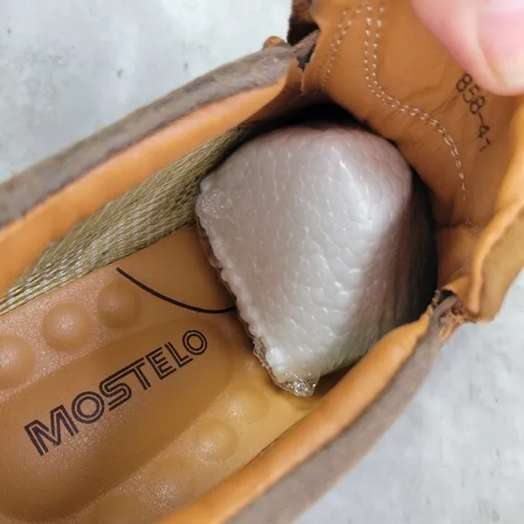 Tokouk Mens Boots Size 41 Hand Stitched Leather Slip On Moccasin Chukka US 8