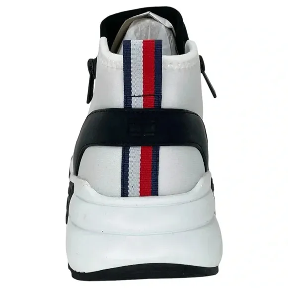 Tommy Hilfiger Morney Black Stretch Womens Fashion Sneakers Size 9M