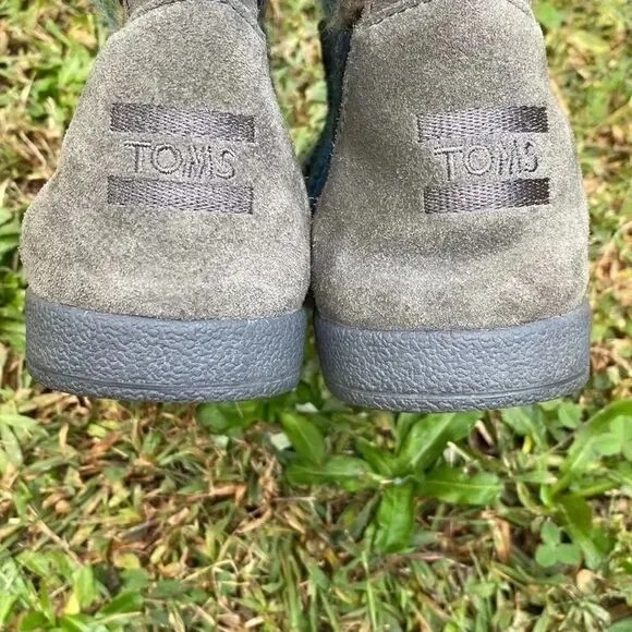 TOMS Nepal Moccasin Suede Knit Boots