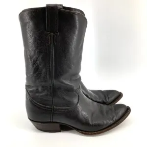 Tony Lama 5010 Black Leather Western Cowboy Boots