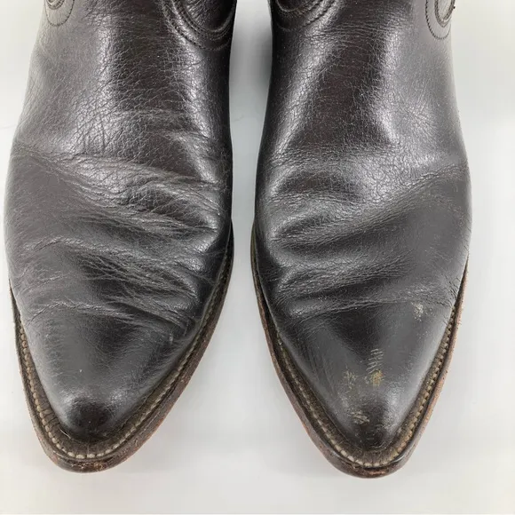 Tony Lama 5010 Black Leather Western Cowboy Boots