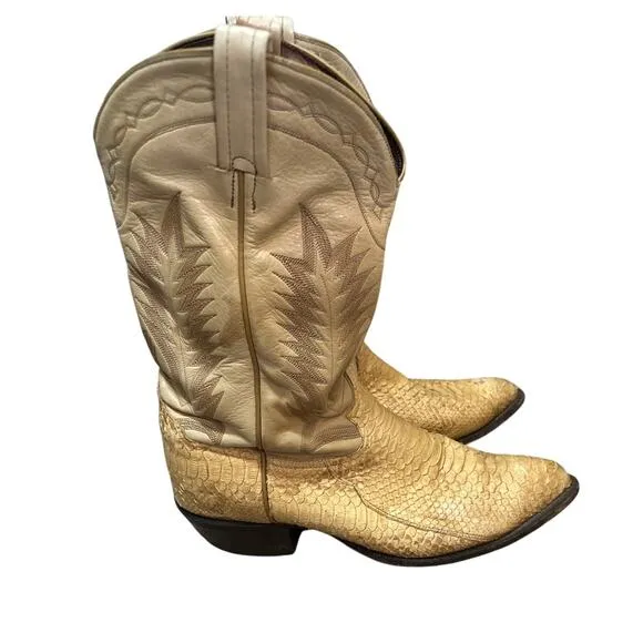 Tony Lama Made in USA Western Leather Boots Mens Size 12