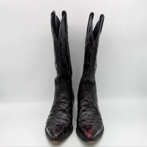 Tony Lama Quill Ostrich Western Boots