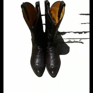 TONY LAMA USA 6283‎ VINTAGE BROWN LEATHER WESTERN COWBOY BOOTS 9.5 D