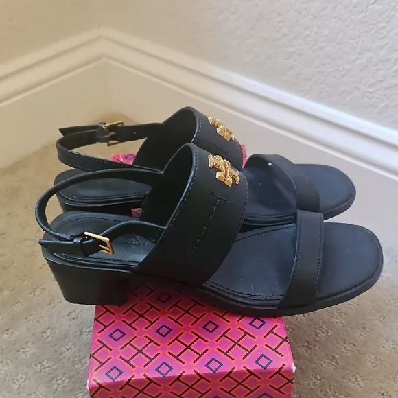 Tory Burch Black Sandals