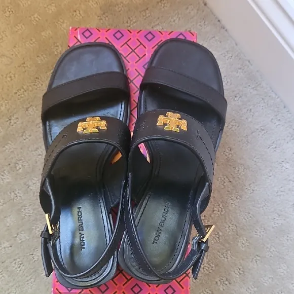 Tory Burch Black Sandals
