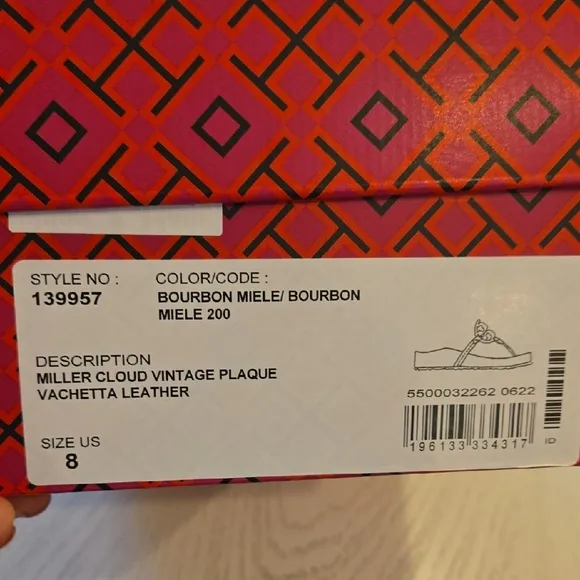Tory Burch Brown Gold Miller Sandals