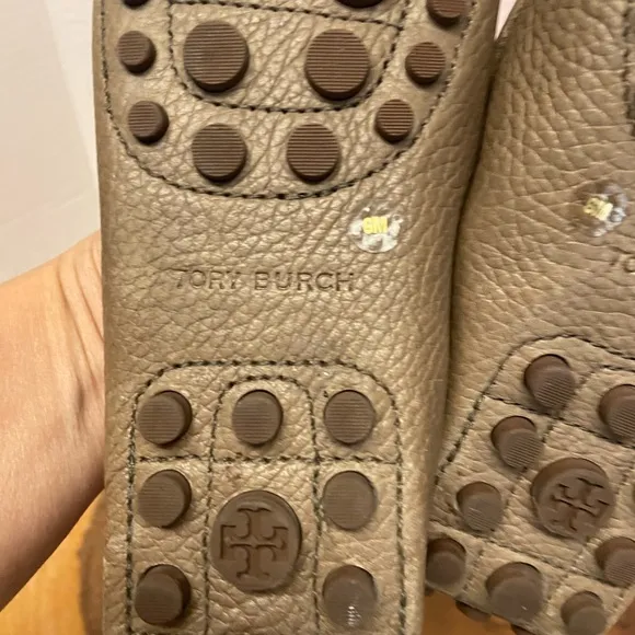 Tory Burch Casey Driver Tumbled Leather Loafers