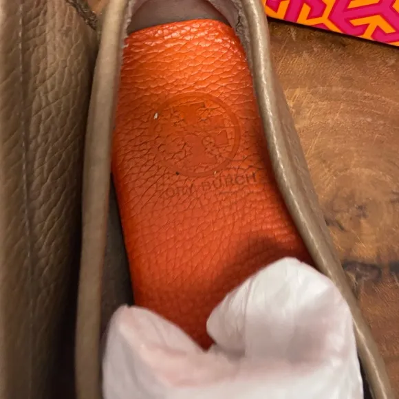 Tory Burch Casey Driver Tumbled Leather Loafers