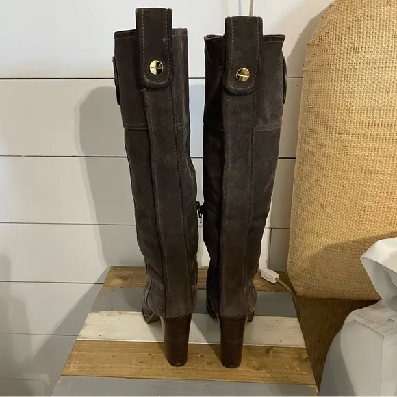 Tory Burch Claudia Suede Knee-High Boots Size 8