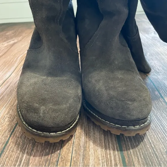 Tory Burch Claudia Suede Knee-High Boots Size 8