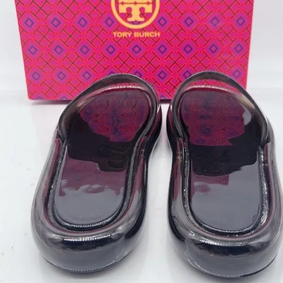 Tory Burch Clear Bubble Jelly Flat Sandals