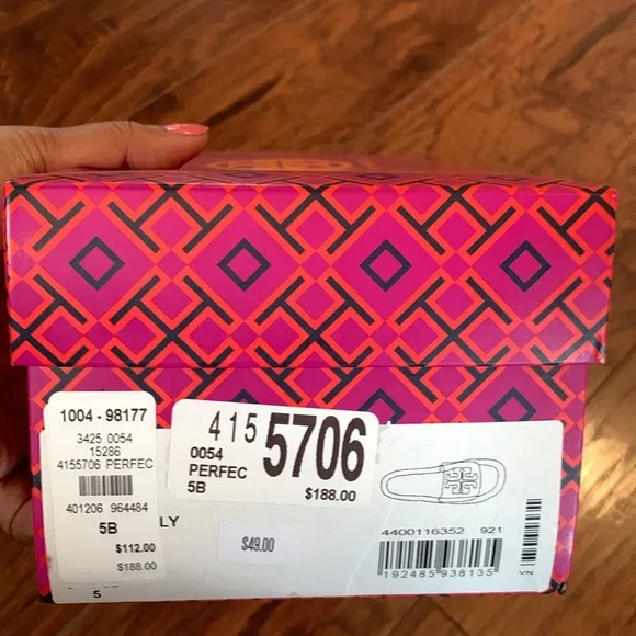 Tory Burch Clear Bubble Jelly Flat Sandals