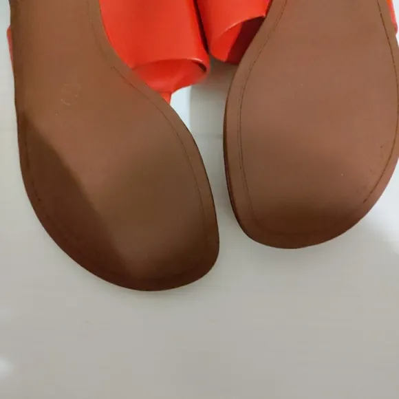 TORY BURCH Everly Backless Flat Thong Sandals RED