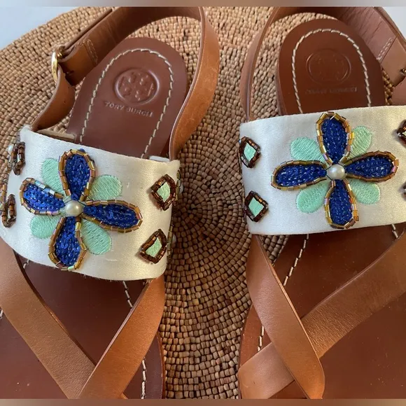 Tory Burch Flat Sandals US 10