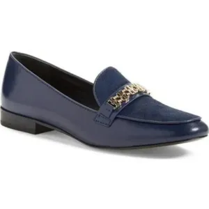 Tory Burch Gemini Link Leather Loafer in Royal Blue