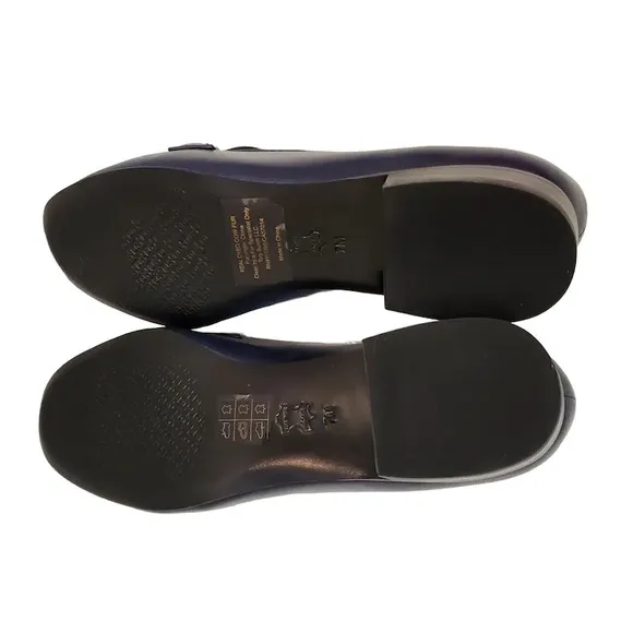 Tory Burch Gemini Link Leather Loafer in Royal Blue