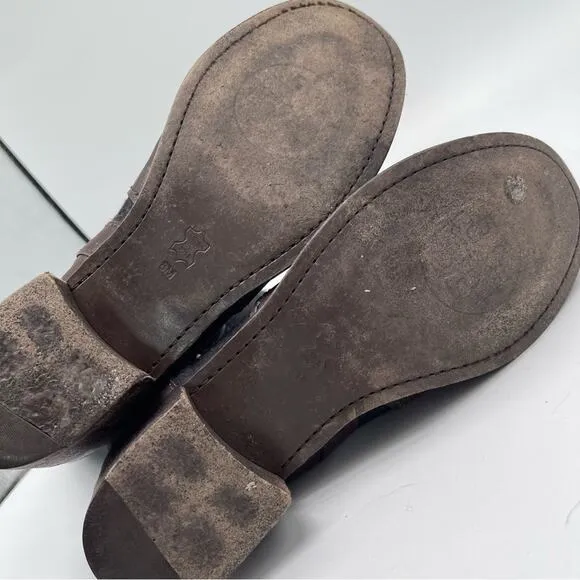 Tory Burch, Leather and Wool Travel Boots, Size 8M. Leather Sole. Excellent cond