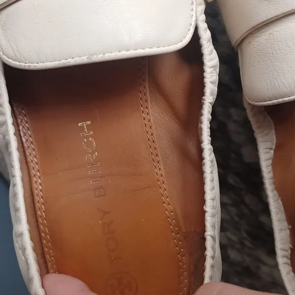 Tory Burch  leather  loafers