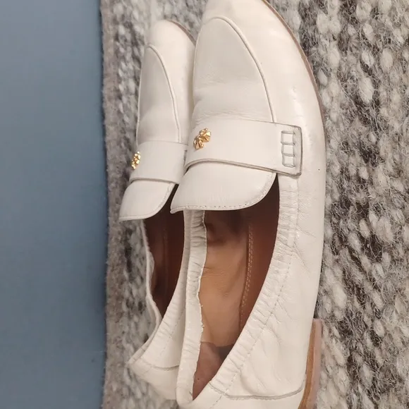 Tory Burch  leather  loafers