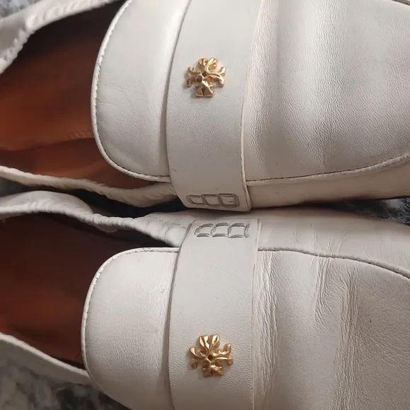 Tory Burch  leather  loafers