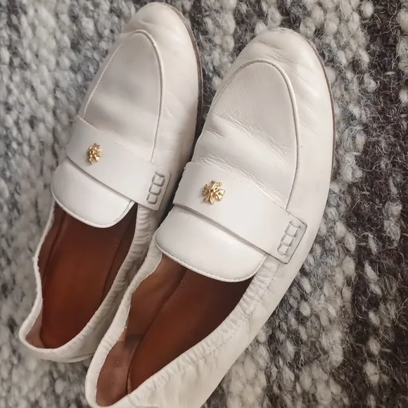 Tory Burch  leather  loafers