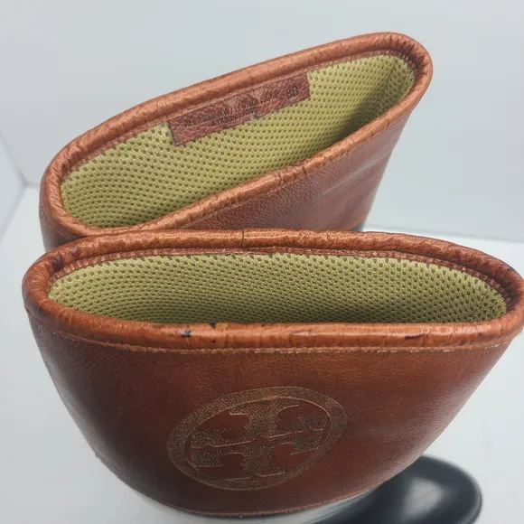 Tory Burch Leather Rubber Riding  Rain‎ Pull Up Boots Size 8B