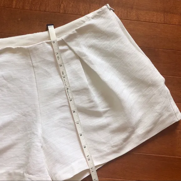 TORY Burch Linen silk blend pleated shorts 🌸 0