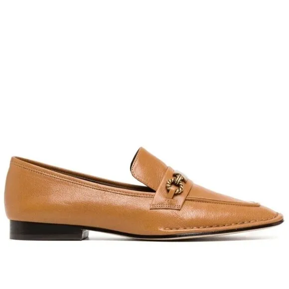 Tory Burch Perrine Loafer Felleni Milled Caramel Corn