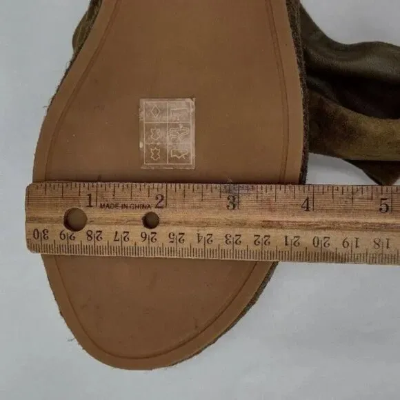 Tory Burch Sandals Suede Slingback Espadrille