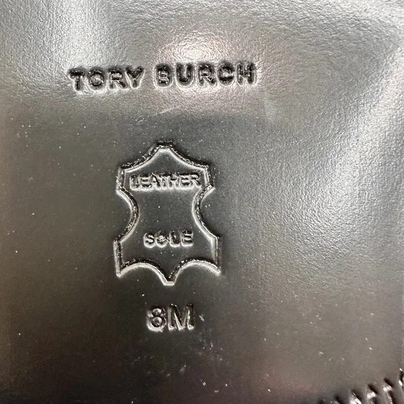 Tory Burch Silver Sz 7/8 Loafer Casual