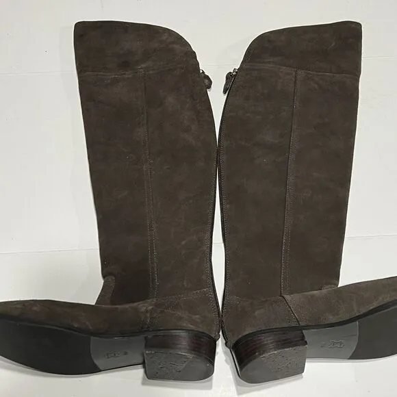 Tory Burch Simone Over The Knee Boots Womens Size 7M Cafe 259 Brown Suede