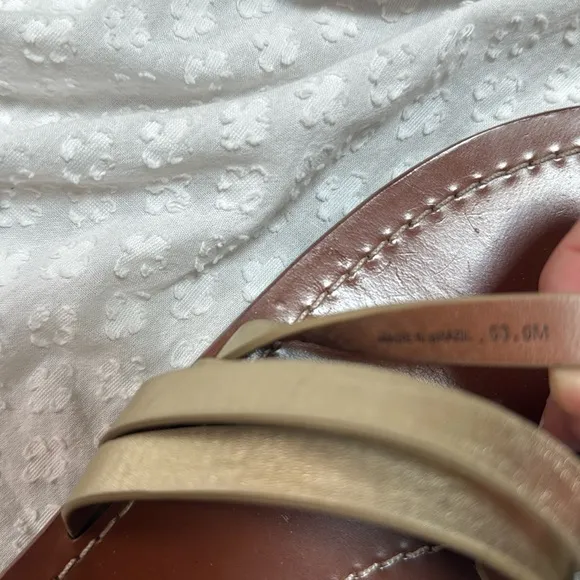 Tory Burch Spark Gold Patos Flat Sandals size 9M