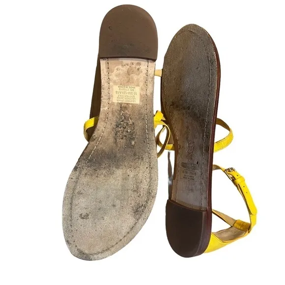 TORY BURCH Toggle Flat Sandals Size 10.5​​​​​