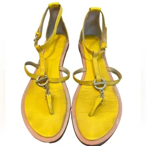 TORY BURCH Toggle Flat Sandals Size 10.5​​​​​