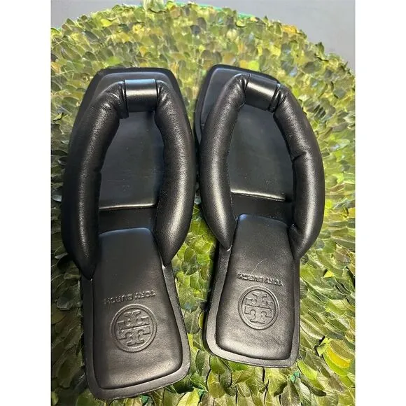 TORY BURCH - Women's Black Thong Sandals Size 7M