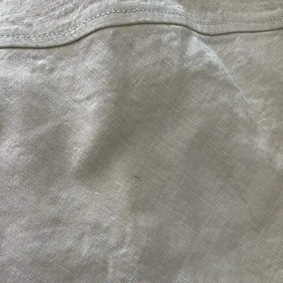 Tracy Reese Linen Blend A-Line Skirt Cream Sz 2
