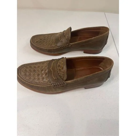 Trask men’s loafers leather size 10 brown