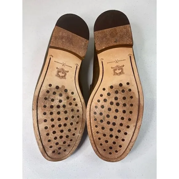 Trask men’s loafers leather size 10 brown